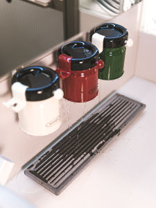 Water Absorbent Pad Hanging Magnetic Style Sink Brush Holder Silica Clay Long Strip Silica Soil Washing Table Waterproof Pad