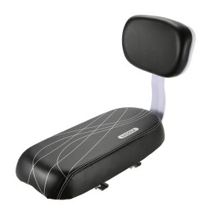 Bicycle Rear Saddle Bike Back Seat Mat Child Rear-mounted PU Leather Soft Comfotable Cushion MTB Riding Universal Accessories