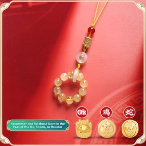 LINGJISHENGHUOGUAN | Zodiac Protection Phone Chain Pendant