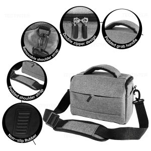 Camera Bag Pouch Backpacks Case for Sony/Nikon/instax DSLR Shoulder Bag Lens Case For Canon Photographic Camera Accessories