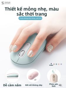 Sanwa Supply | Wireless Flat Quiet Office Fashionable Universal Mouse