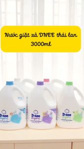 Nước Giặt Dnee 3000ml/550ml Nước Giặt Thái Hàng Chính Hãng Có Tem Đại Thịnh Thơm Dịu An Toàn Cho Bé ..