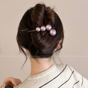 PINK EMPRESS | Pain-Free Hair Clamp for Small Volumes Twisted Beads Design