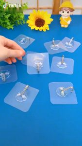 Móc Dán Tường Siêu Dính Trong Suốt Chịu Lực Tốt Chắc Chắn Kích Thước  55cm x 55cm Tramanhshop