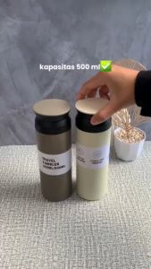 TERMOS TRAVEL TUMBLER JAPAN PREMIUM Stainless Steel 500 ml Tahan Minuman Panas & Dingin