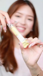 Minyak Esensial Mata Lutein Menghilangkan Garis Halus Mencerahkan Warna Kulit Mengencangkan Kulit Sekitar Mata Serum Niacinamide + kafein MS