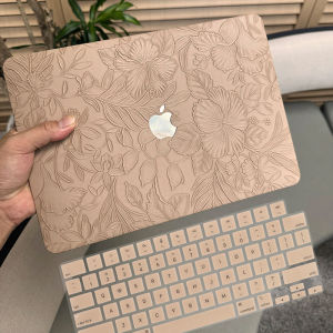 2024 New 3D Relief Flower Case For 2023 macbook Air M3 A3113 Accessories Pro 13 M1 M2 A2337 A2338 Air 13 15 inch Retina A3114 A2918 A2992 Laptop accessories Free keyboard cover