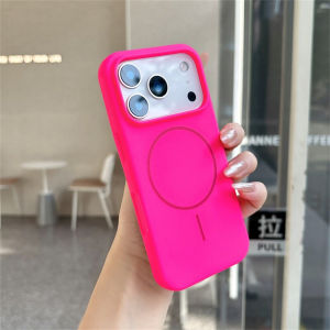 Original Liquid Silicone For Magsafe Magnetic Case For iPhone 17 Air 16 15 14 13 12 Pro Max  Plus Wireless Charging Soft Cover