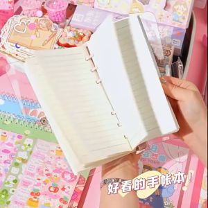 DIY Stiker Lucu Buku DIY Gantungan Kunci Guka Set Stiker Label Buku Jurnal Anak Diary Set Mainan Edukasi Buatan Tangan Mainan Anak Perempuan