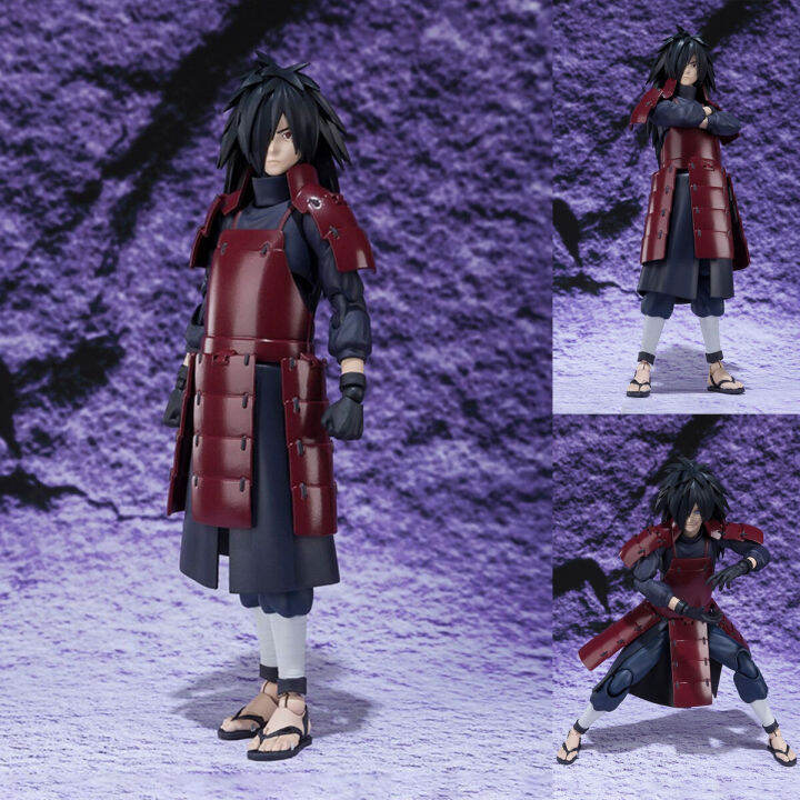 Toystoreshop 15cm Anime Naruto Shippuden Uchiha Madara SHF Collection Action Figure Toys  with Box for Kids Play Collectible