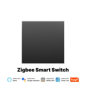 MOES | MOES Tuya ZigBee Star Feather Series Smart Touch Switch With Neutral Light Scene 2in1 APP Remote Control with Alexa Google Home