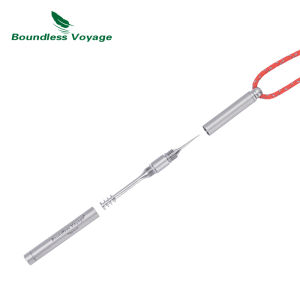 Boundless Voyage Titanium Toothpicks Holder Ear Wax Removal Personal Care Tools Outdoor Multifunctional Tools Ti9008O