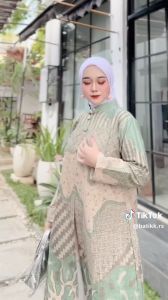 Baju Batik Couple Keluarga Seragam Batik Atasan Tunik Kemeja Anak