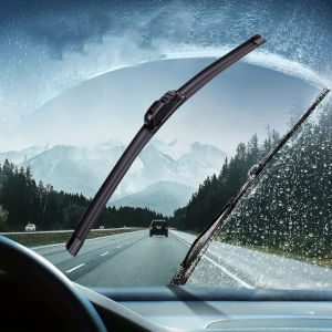 Car Wiper Blades Universal U-type Soft Rubber Boneless Wiper  Brush Clean Reduce Noise Automotive Wiper 16" 18" 19"  21" 22" 24"