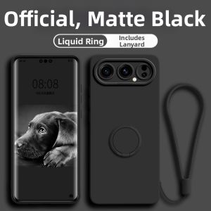 GGUU | Ring Holder Anti-Drop Case For Honor Full Body Curved Screen Silicone