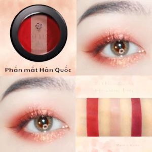 [Thanh lý hàng chính hãng hư / móp vỏ hộp] Phấn mắt lì có nhũ Hàn Quốc The Rucy FB phối 3 màu 3g