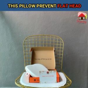 MummyCottage Anti Plagiocephaly Pillow | Prevent Baby Flat Head Syndrome