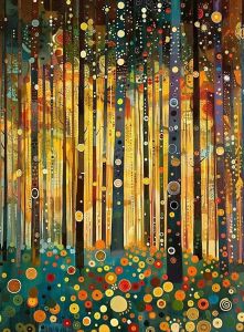 KAYOU | Oil Painting by Number Kit Beautiful Klimt Style Woman and Cat Scene Canvas Wall Art for Adults DIY Home Decor Gift