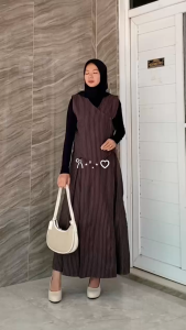 Kaitlyn Vest One Set/ Blazer Wanita /One Set Skirt /Vest Wanita /Maxi Skirt Set