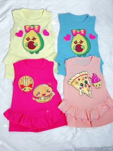 Girl Clothes Sets Suits Summer Baby Toddler Short Sleeve Kids Shorts baju baby comel Set 9-20KG