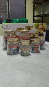 Essential 6-Piece Mason Glass Jar Set With Lids – 150Ml/250Ml/500Ml – Space-Saving Food Storage For Jams And Kitchen Essentials