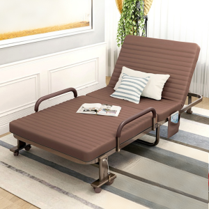 【In Stock-ships within 24H】Luxury Folding Bed Office Nap Bed Accompanying Bed Nap Sofa Bed Chaise Longue 摺曡床