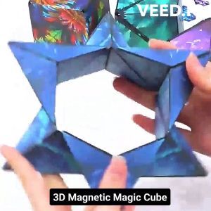 Magic Cube Fidget Toy Magnetic Cube Sensory Toys for Stress Relief Infinity Cube