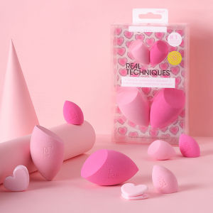 Bộ 4 Miếng Bông Trang Điểm Real Techniques Dụng Cụ Trang Điểm Không Thấm Nước Dụng Cụ Trang Điểm Cho Mọi Loại Da