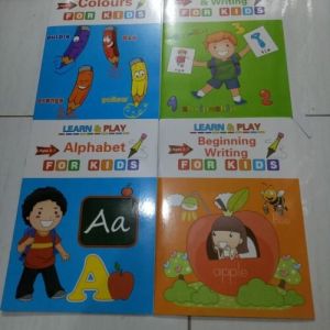 Buku Anak Paud Alphabet Colour Writing Learn & Play