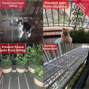 FEIZHUXIANSEN | Protective Safety Net Large Hole Nylon Balcony Cat and Beekeeping Window Covering