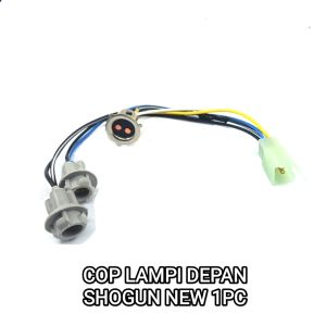 Cop Lampu Depan Shogun New - Pitingan Fitting Fiting Piting Socket Soket Dop Bohlam Bulb Depan Suzuki Shogun R New