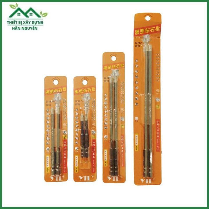 Mũi vít YTL PH2 65-100-150-200mm từ tính mạnh, chuôi lục giác 1/4,đầu ...