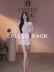 CALLED BACK | Slender Loose-Fitting Long Sleeve T-Shirt Women