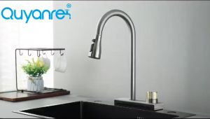 KRAN WATERFALL BLACK LUXURY SINK/KRAN TARIK SINK MODERN