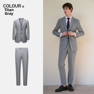 Machine Washable No Fade Mens Suit