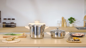 SUPVIBE Thick Explosion Proof 304 Stainless Steel Pressure Cooker No PFAS&PTFE&PFOA and is Suitable for All Stovetops
