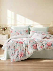 FUANNA (富安娜) | Chinese Style Pure Cotton Bed Sheet Set