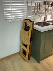 Folding Bar Stool with Back