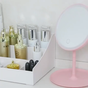 Kệ Đựng Mỹ Phẩm Để Bàn - Organizer 2 Ngăn Kéo Nhiều Ngăn Chứa Nhựa Dày Cao Cấp Đa Năng