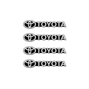 Miếng Dán Trang Trí Loa Xe Toyota Corolla Asia Metal Sound Horn Speaker Decal Auto Decoration Sticker 3D Body Sticker