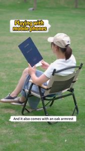 Camping Outdoor Beach Chair Fishing Folding Camp Hiking Armrest Stool Kerusi Healing