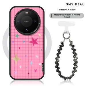 Smyideal | Magnetic Pink Star Pattern Phone Case