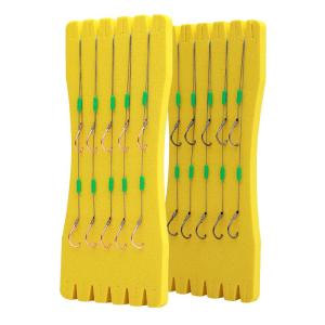 LAODAO | Extra Short Reinforced Zig Rig Hook Set