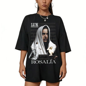 Rosalia Lux Tour 2026 T-shirt Vintage Graphic Print Cotton Tee Rosalia T-shirt Retro Fan Gift for Women and Man Fashion Tee Tops