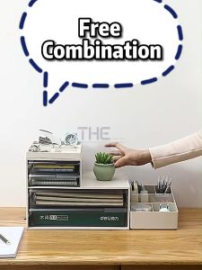 THE Office Desktop File Storage Organizer Office Document File Rack Office Table Drawer Organizer