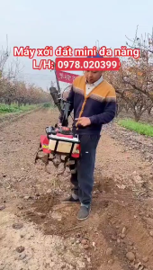 Máy vun cỏ ngô rạch rãnh làm vườn mini