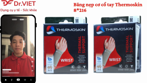 Băng nẹp cơ cổ tay Thermoskin 8216  Bảo vệ và phục hồi cổ tay hiệu quả