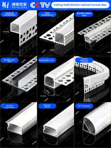 BOOMING LIGHTING | Linear LED Aluminium Recessed Light Channel