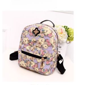 กระเป๋าเป้สะพายหลังผ้าใบ Canvas สำหรับผู้หญิง ความจุขนาดใหญ่ กระเป๋าเดินทางแบบลำลอง กระเป๋าคาดไหล่ขนาดเล็ก แฟชั่น