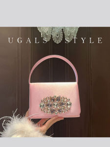 UGALS | Túi Xách Tay Đá Quý Lụa Kênh Thiết Kế Pháp Elegance